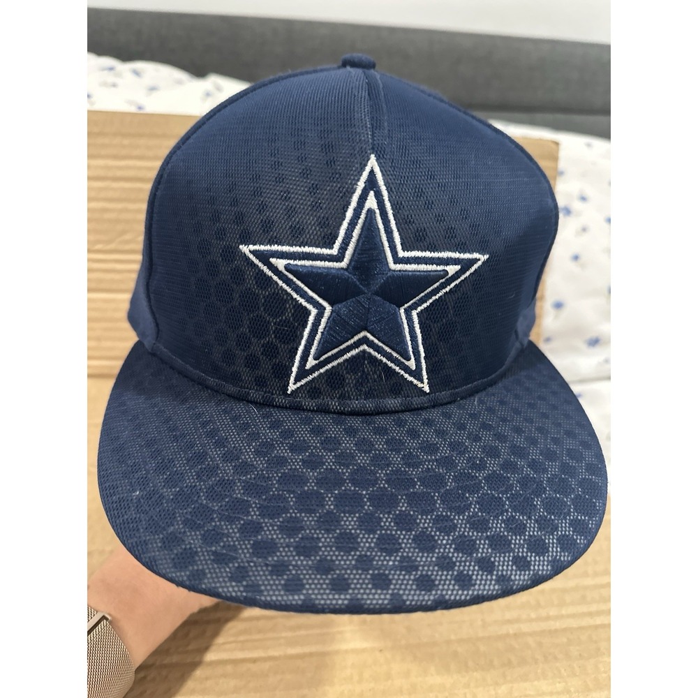 Men's Dallas Cowboys New Era 9FIFTY Navy Reflective Polka Dot Adjustable Hat/Cap